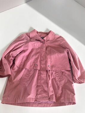 Vintage Due North Pink Utility Jacket Women's Large Spring Coat